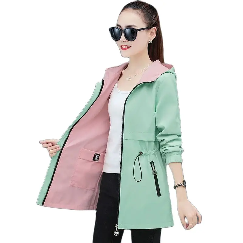 Ženy Trench Coat 2023New Spring Autumn