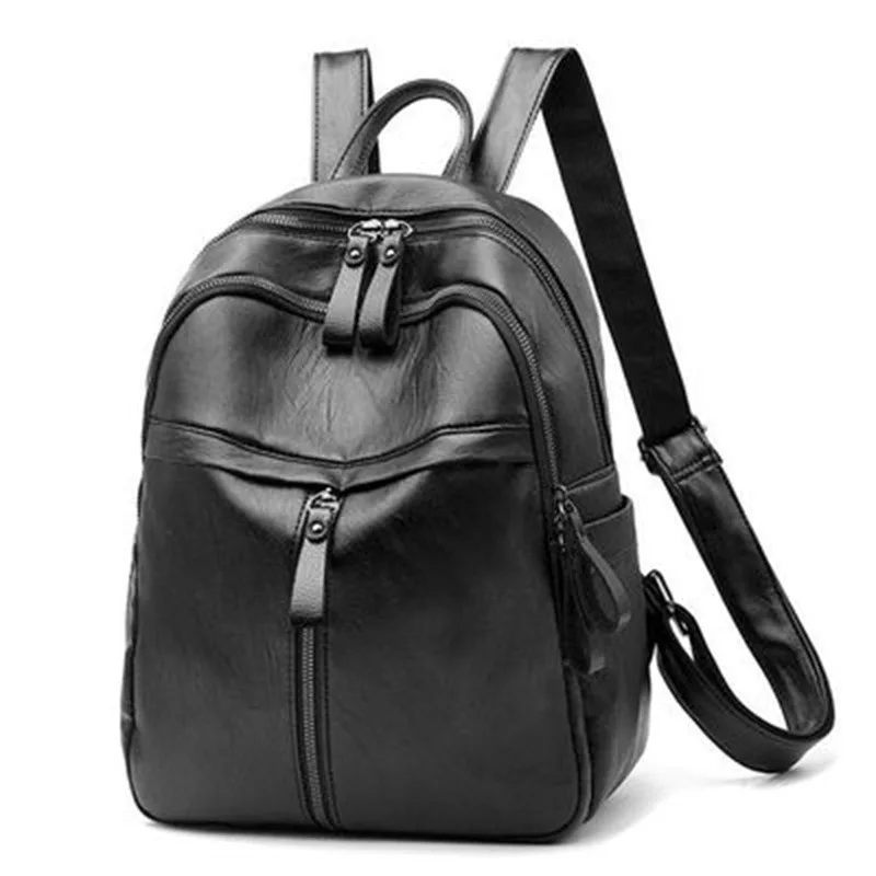 Ženy veľké kapacity batohy vysokokvalitné kožené kožené ženské vintage tašky Školské tašky Travel bagpack dámy knihalka Rucksnack batoh