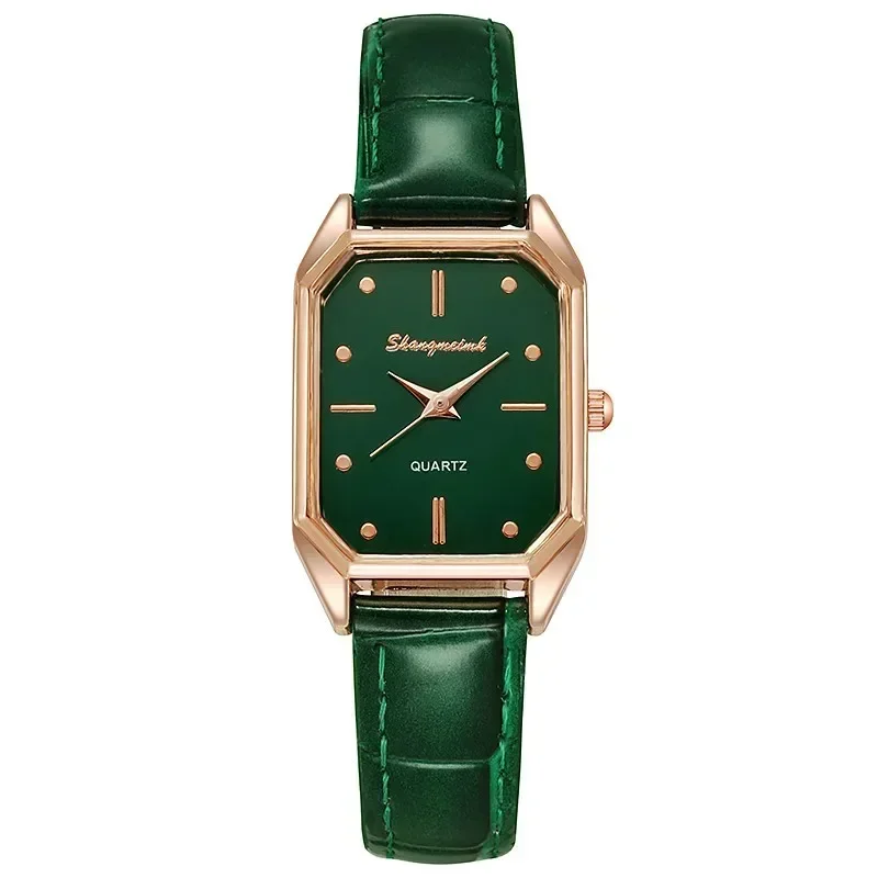 Ženy Vintage hodinky Príležitostné kožené opasky hodinky jednoduché dámy malé vytáčanie Quartz náramkové hodinky luxusné hodiny zápästie reloj mjer