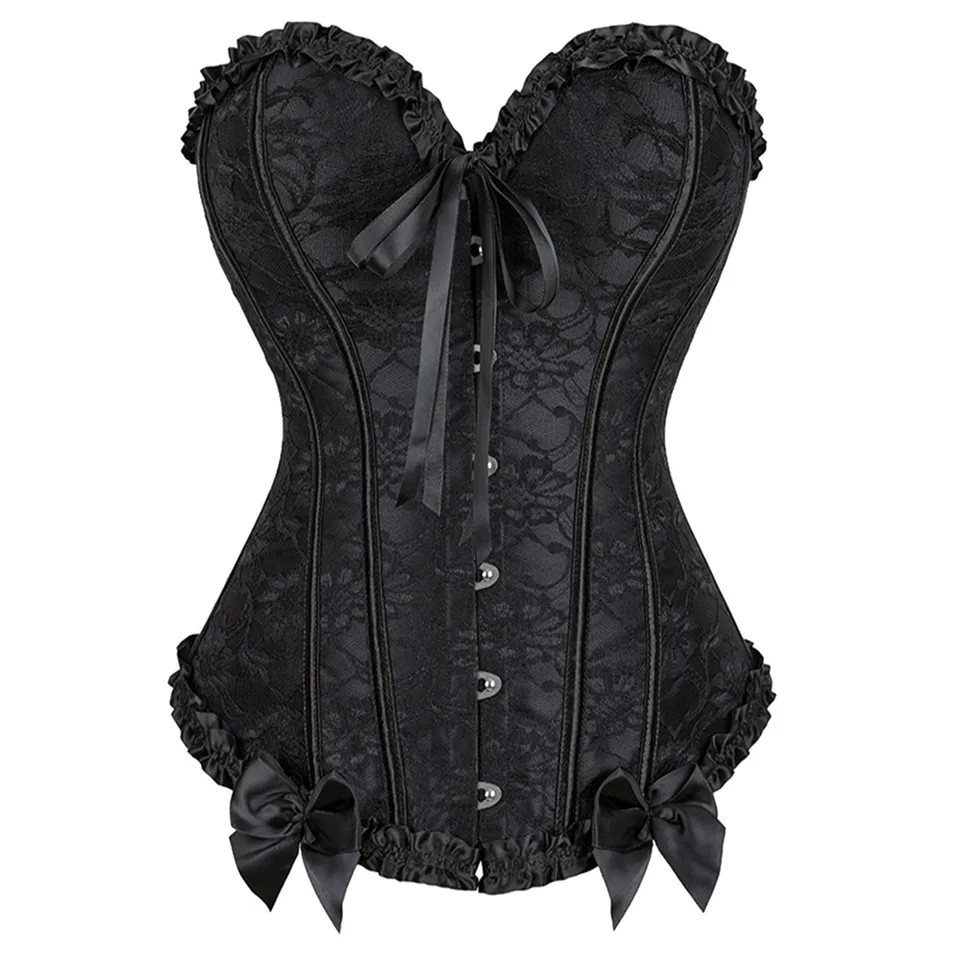 Ženy vintage nadmerné korzet vrcholy gotické viktoriánske šnurovanie bustier Shapewear Slimming pas, ktorý formuje korzet tvarujúci