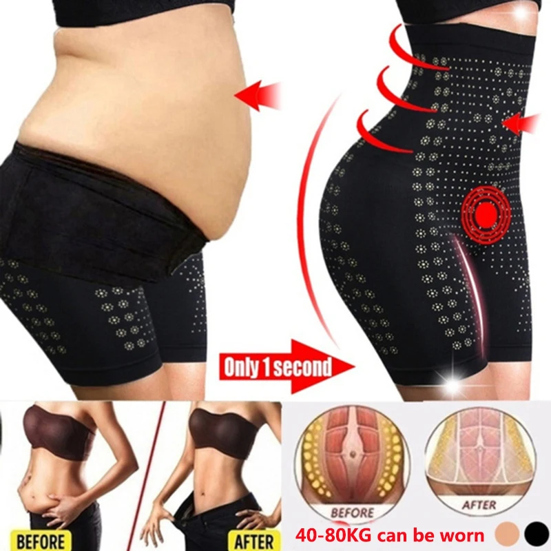Ženy Vysoký pás Body shaper nohavičky ovládajú brucho Shapewear bedrový výťah spodná bielizeň opasok pása tréner trénera po pôrode zotavenia nohavičiek