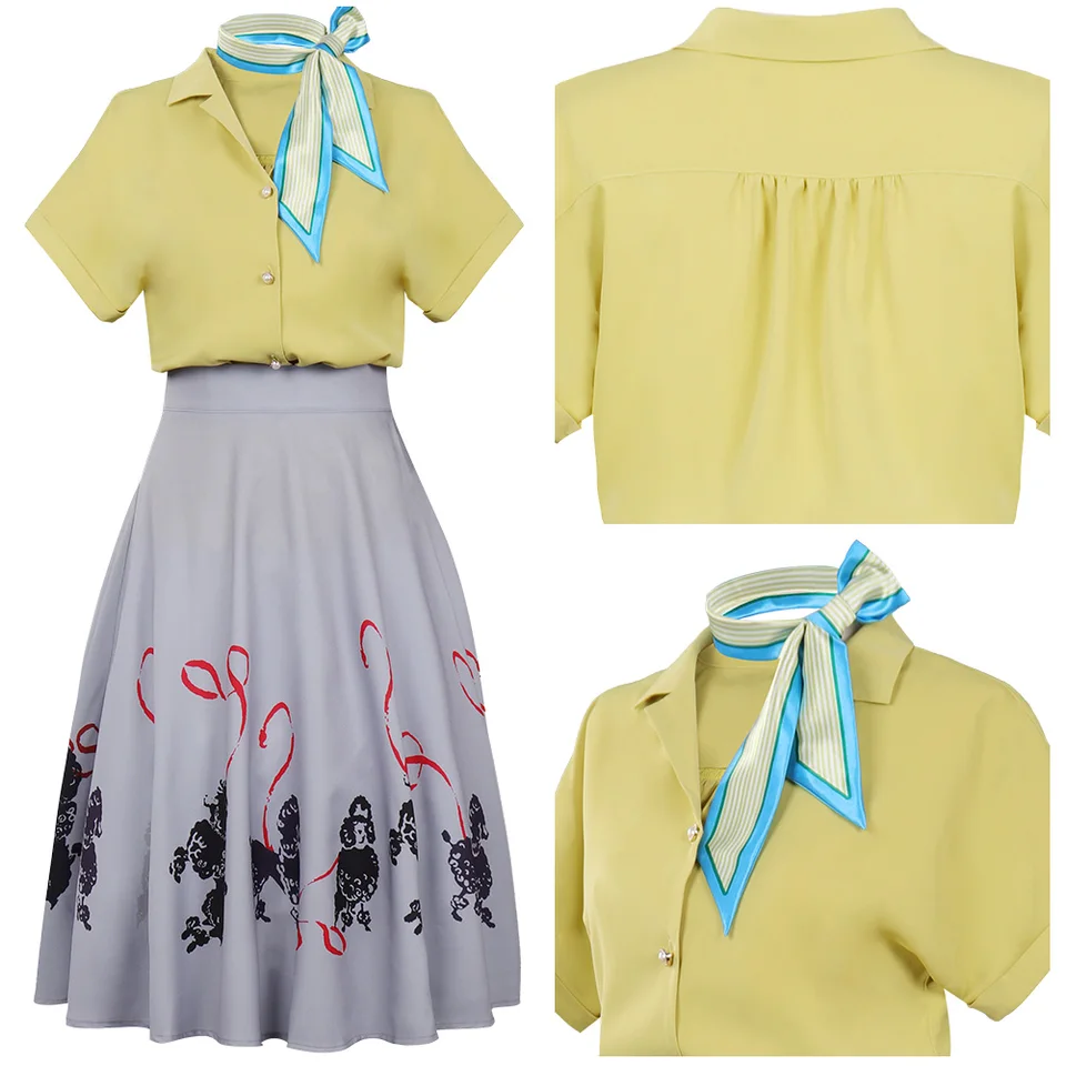 Ženy z 50. rokov pudle rockabilly retro swing šaty mastnoty luxusné šaty halloween karneval