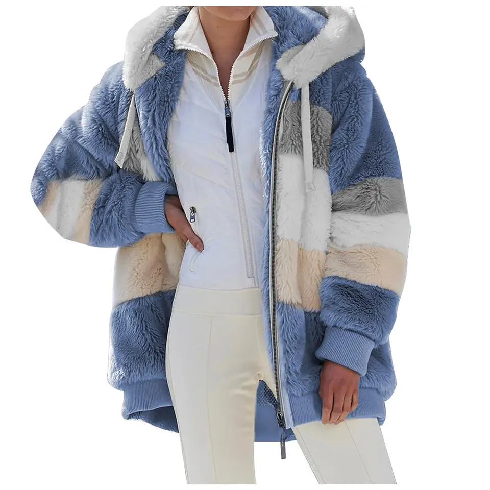 Ženy zimné nadmerne nadmerné Sherpa Sweater plus veľkosť 5xl fleece zips zips kaprh s kabátom faux kožušinová kabátová bunda