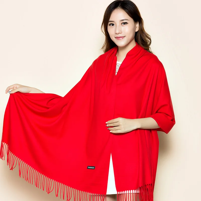 Ženy zimné nové príchody kašmíru Pashmina šál šál Lady dlhá farebná kabátová zábava šál Soft