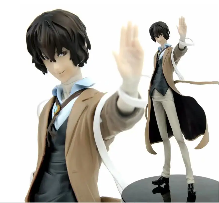 Žiadne box 26 cm japonský anime figúrka Dazai Osamu Action figurs Collectible Hračky pre chlapcov