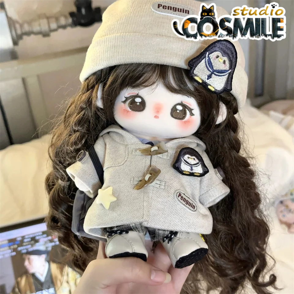 Žiadny atribút KPOP Star Idol Penguin Velvet Winter Toggle Cast Costume plnený 20 cm plyšový bábikový doplnok pre bábiky qs