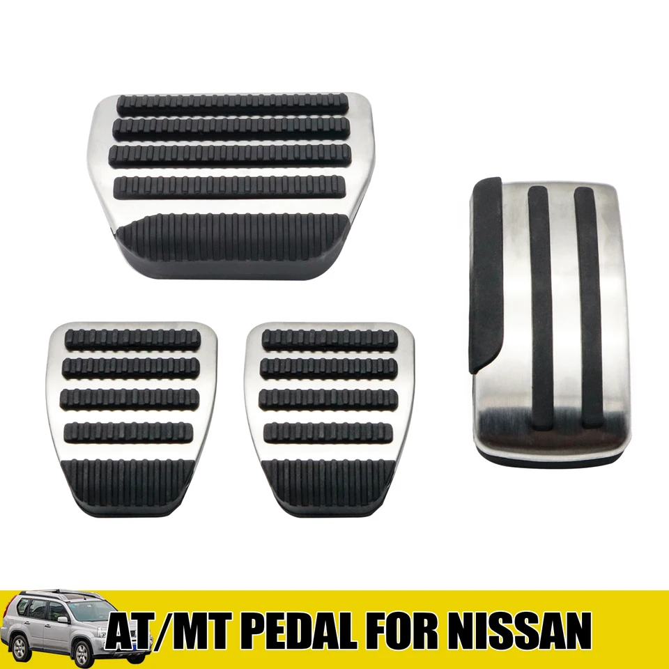 Žiadny vŕtací mt v pedáli s odpočinkom z plynovej brzdy pre nissan X-Trail T31 Qashqai J10 Murano Rogue Altima Armada nekĺzaný vodotesný nový