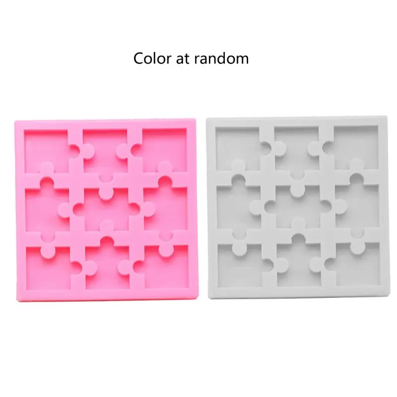 Živice formy DIY Puzzle Silikónová živicia pleseň DIY