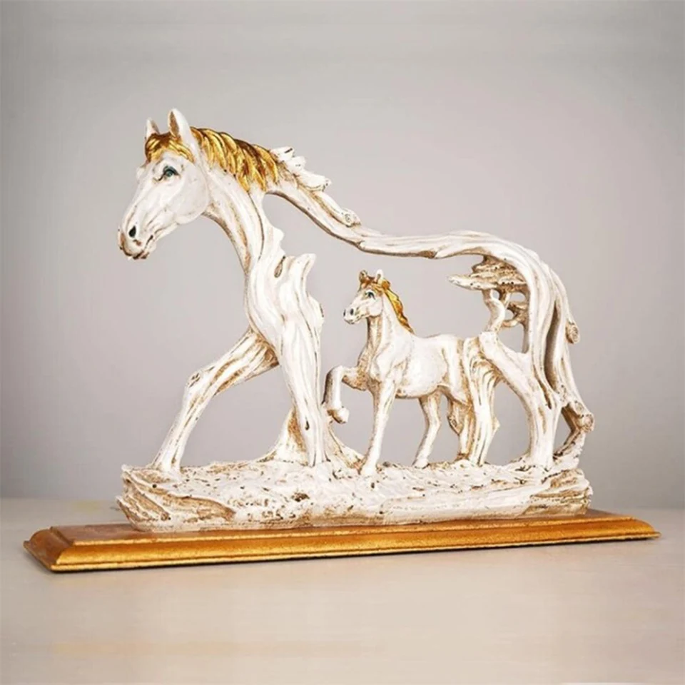 Živici Indian Horse socha stolné ozdoby