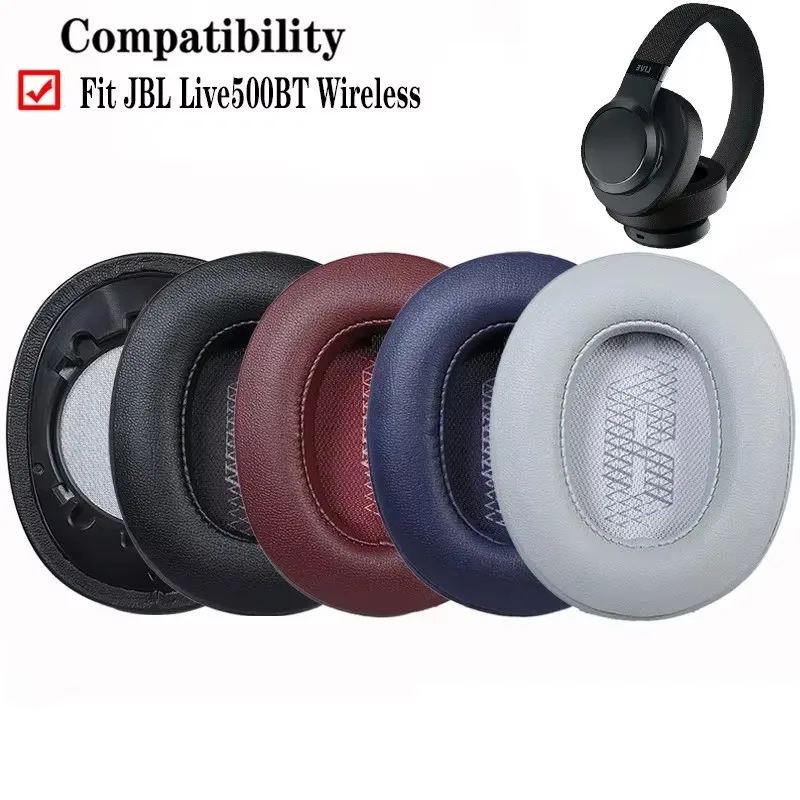 Živo 500bt jbl uší nahradenie výmeny Potein Kožené mäkké penové ušné podložky pre JBL Live500bt Live 500bt Bluetooth slúchadlá uší