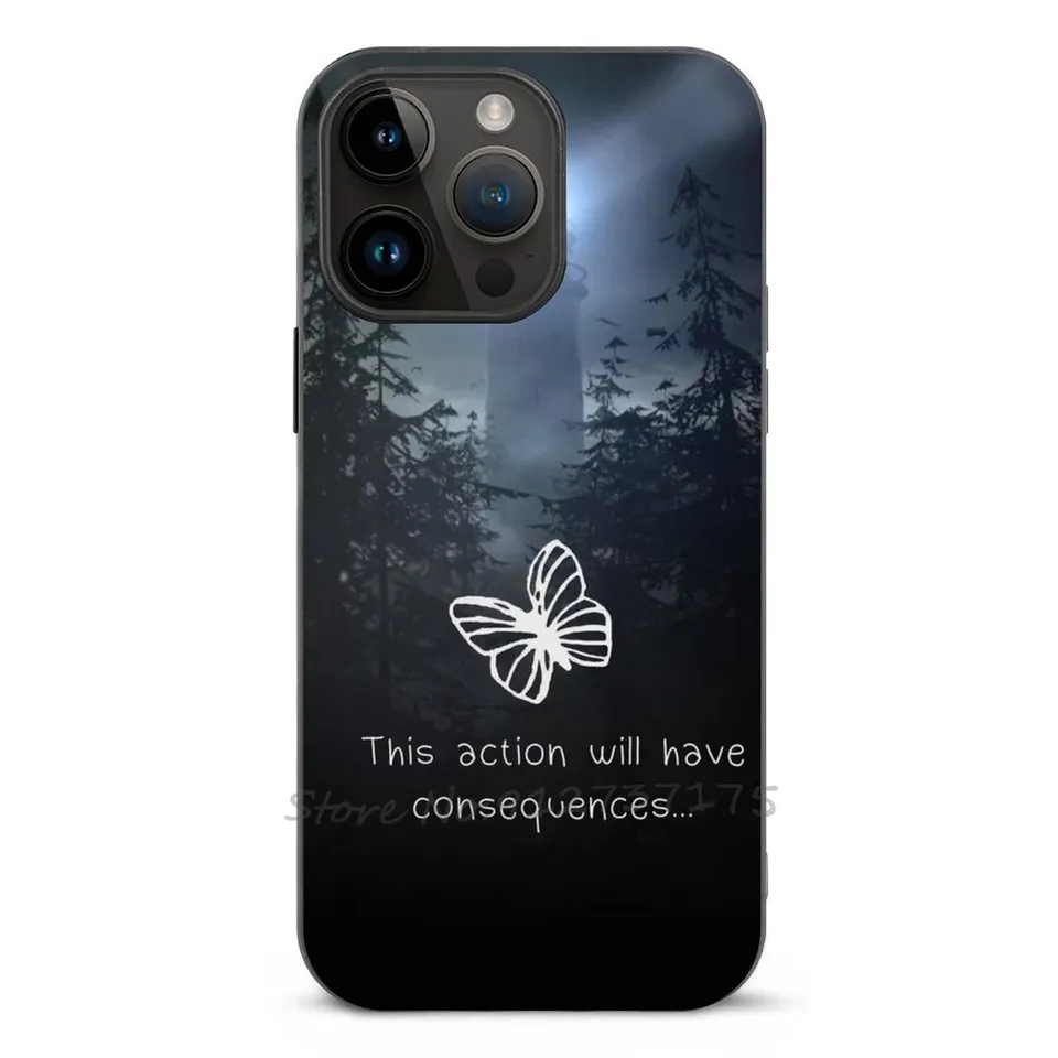 Život je podivný-táto akcia bude mať následky módne temperované sklo puzdro pre Apple iPhone 16 15 14 13 12 11 plus Pro Max