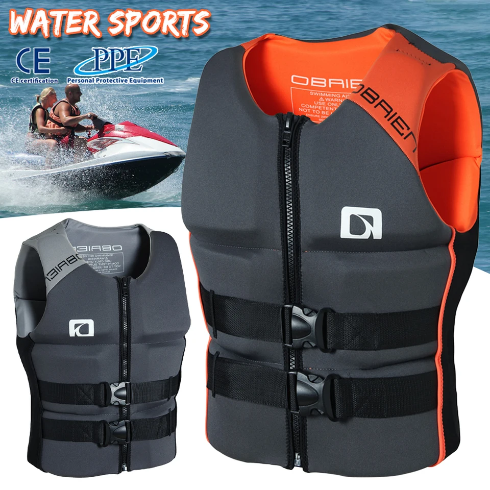 Životná vesta pre dospelých Jet Ski Kayak KitesUrf Life Cable Motorboats wakeboard raft kúpanie drifting rybárske záchranné bundy