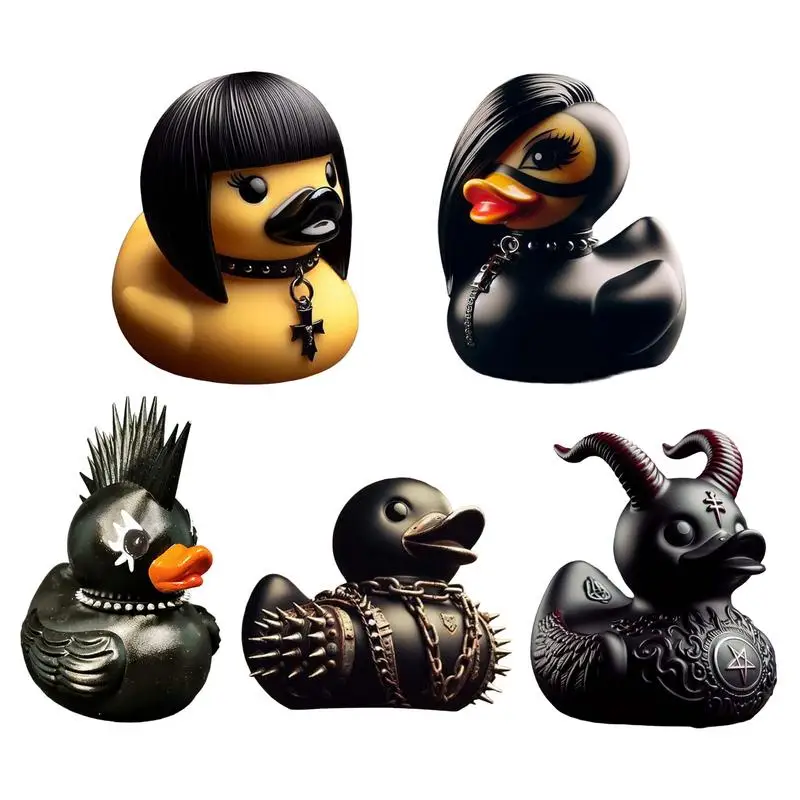 Živozelená panvica kačica punk gotický deathrocker kačice tajomné diabol kačica ornament domáce víno skrinky auto interiér dekorácie