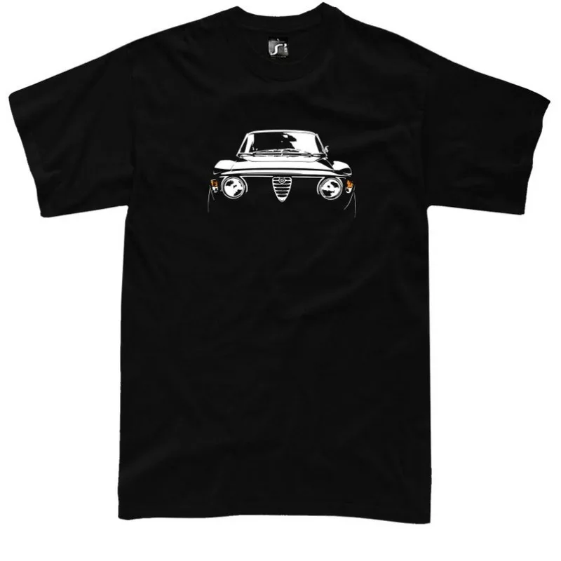 Τ-tričko pre Alfa Romeo 105 115 Junior Fans Giulia Sprint GT Veloce 2024 Men Tir Casual Aut Auth