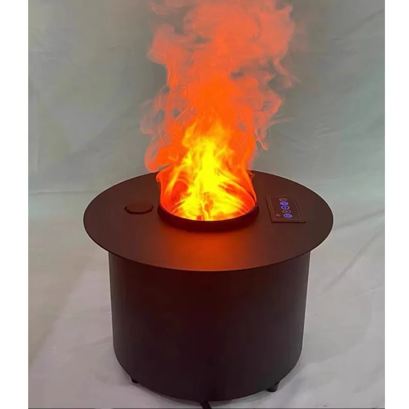 Φ 300 mm domáci interiérový dekorácia Round 3D voda parný elektrický krb vnútorný