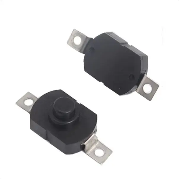 【20-5ks】 1712-kD Spínač tlačidla 1712 kd Zamknutím baterky 17x12x9.5mm mm mm vypínač baterky prepínač baterky zapnutý