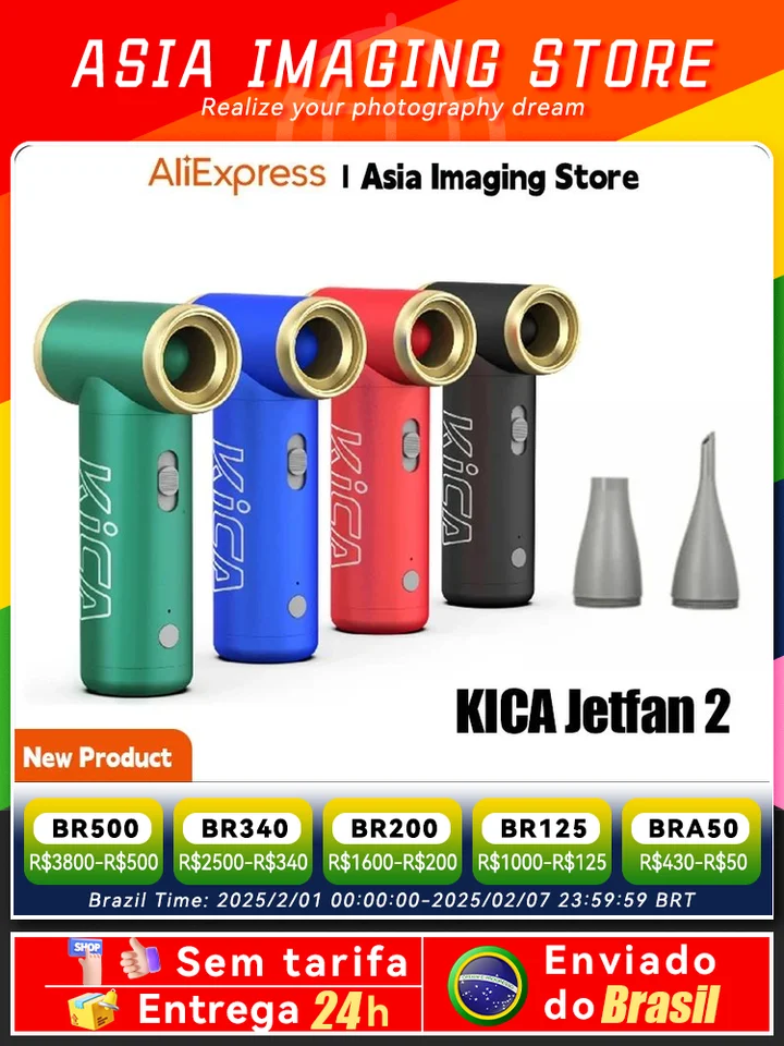 【Do Brasil】 Kica Jetfan 2 ventilátor kompresora 100 000 ot / min