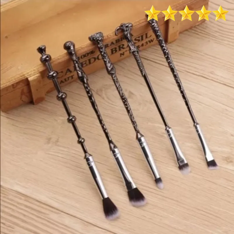 【Horúci predaj】 Čarodejnícke prútiky make -up kefy, make -up set darčeky pre ženy dievčatá 5ks