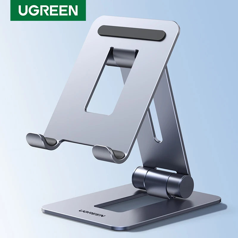 【Nový】 Ugreen Držiteľ telefónu stojan na hliníkový mobilný telefón pre iPhone 16 15 14 Pro Xiaomi Samsung Prenosný držiak tabletov