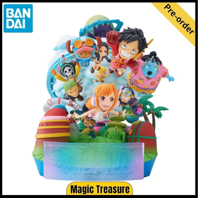 【Prepredaj】 Originálny Bandai One Piece WCF Future Island Egghead Model Anime Character Model Toy Gift Collection Ozdoby