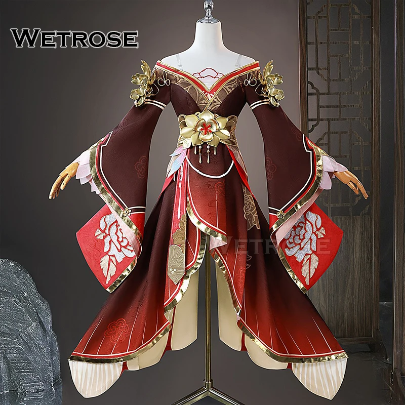 【Wetrose】 V sklade SSR Fugue Tingyun Nový outfit Formulár Cosplay kostým Honkai Star Rail ting Yun plná фtila set parochní Halloween vianočné