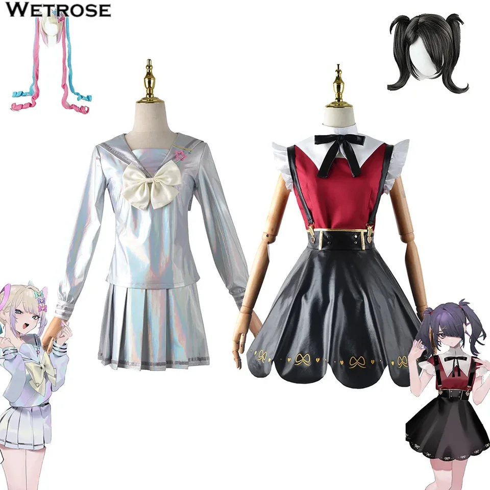 【Wetrose】 v zásobách Needi Girl predávkovanie amchan Kengel cosplay kostýmy Seifuku Full Set JK Chou Zetsu Sai Kawa Ten Ten Shi Chan