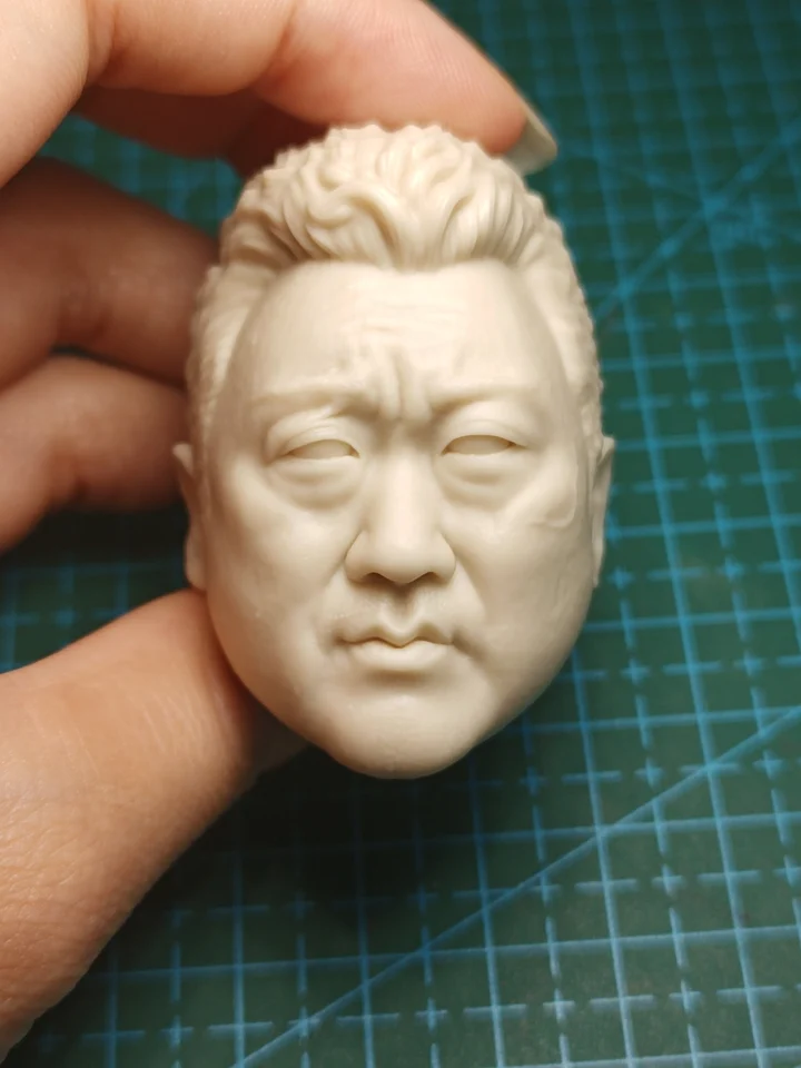 마동석、 Ma Tong Seok nespravodený mužský spevák hlava rezbárska Južná Kórea Singer Singer Soldier Model 1/6 Akčný figúrku s mierkou
