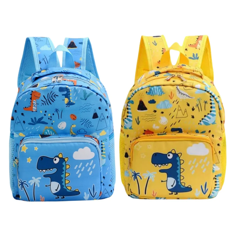 （4 farby） Ľahký batoh Dinosaur Print School Batoh pre predškolských chlapcov a dievčat