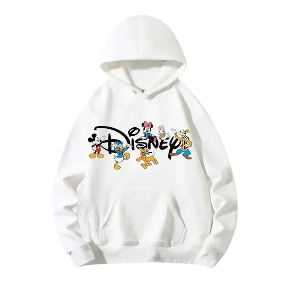 （Miniso） Disney Mickey Mouse Dámske mikiny Y2K Tops Tops Cartoon Fashion Mikina ženské oblečenie jesenné zimné streetwear Pullover