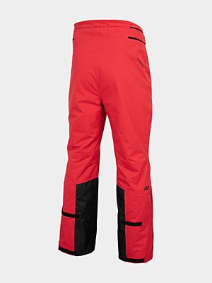 H4Z22-SPMN006 DARK RED Pánske lyžiarske nohavice